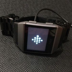 Fitbit ionic smart watch fitness tracker bundle